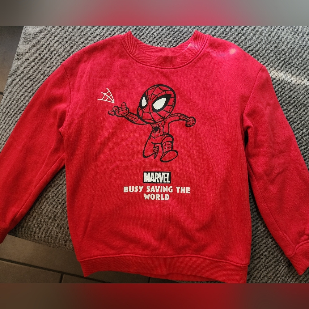 H&M Red Spider-Man Kids Sweatshirt
